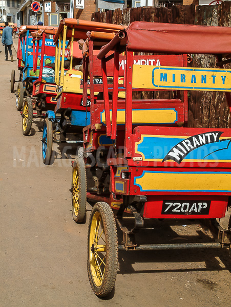 The rickswaws of Antsirabe