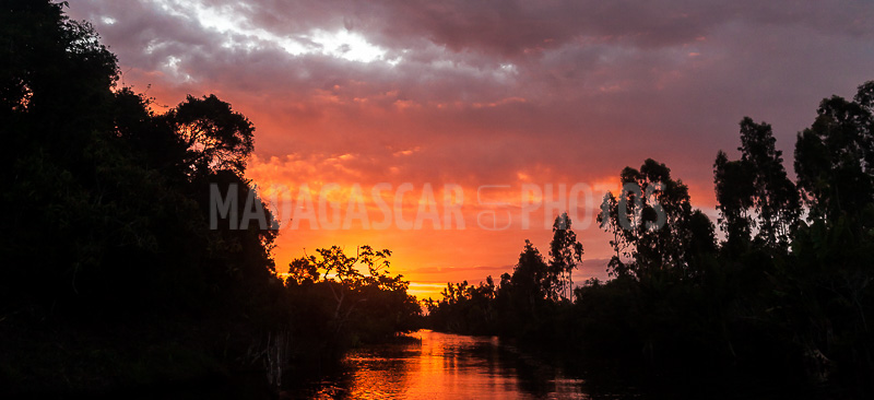 Sunset on the Pangalanes Canal