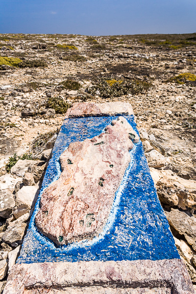 The stele of Cape Sainte Marie