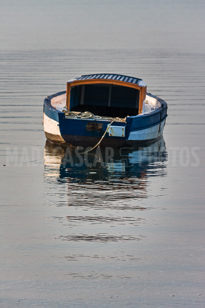 Traditional fishing boat in the Courrier bay of Diego Suarez (Antsiranana)