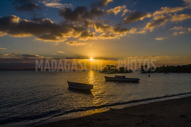 Sunset on the Courrier bay in the Courrier bay of Diego Suarez (Antsiranana)