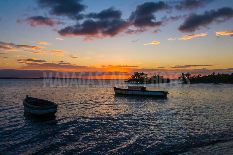 Sunset on the Courrier bay in the Courrier bay of Diego Suarez (Antsiranana)