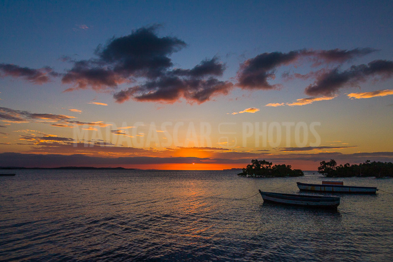 Sunset on the Courrier bay in the Courrier bay of Diego Suarez (Antsiranana)