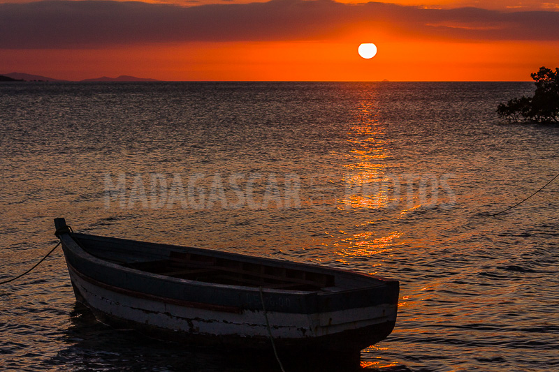 Sunset on the Courrier bay in the Courrier bay of Diego Suarez (Antsiranana)