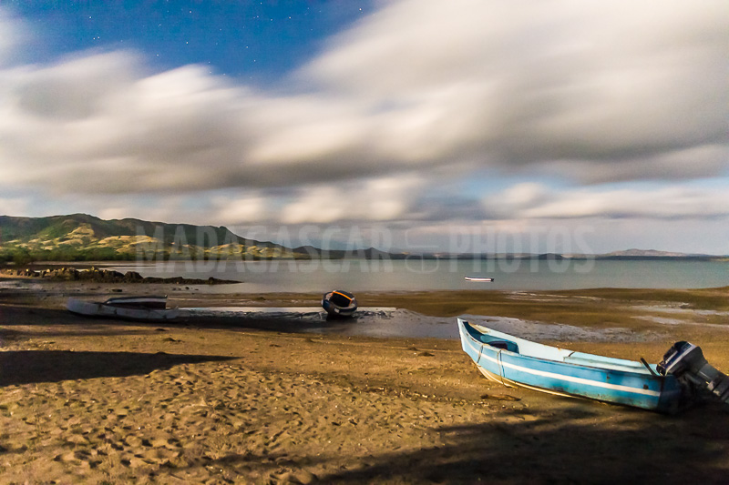 Clair de lune in the Courrier bay of Diego Suarez (Antsiranana)