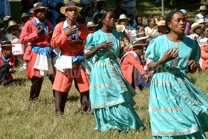 Hira Gasy Troop near Antananarivo, Madagascar