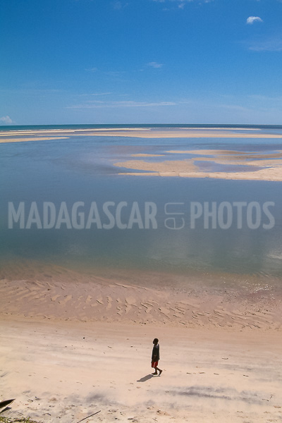 The beach of Antsanitia (Majunga), Madagascar