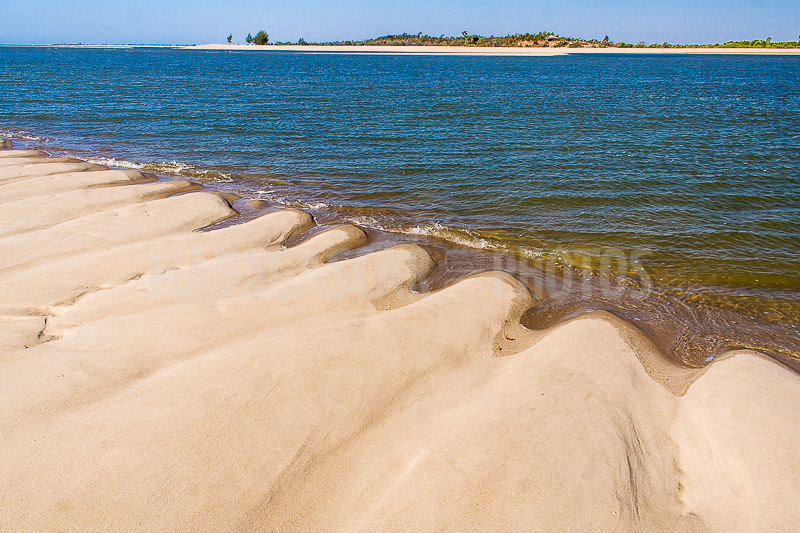 The sandbank of Antsanitia (Majunga), Madagascar