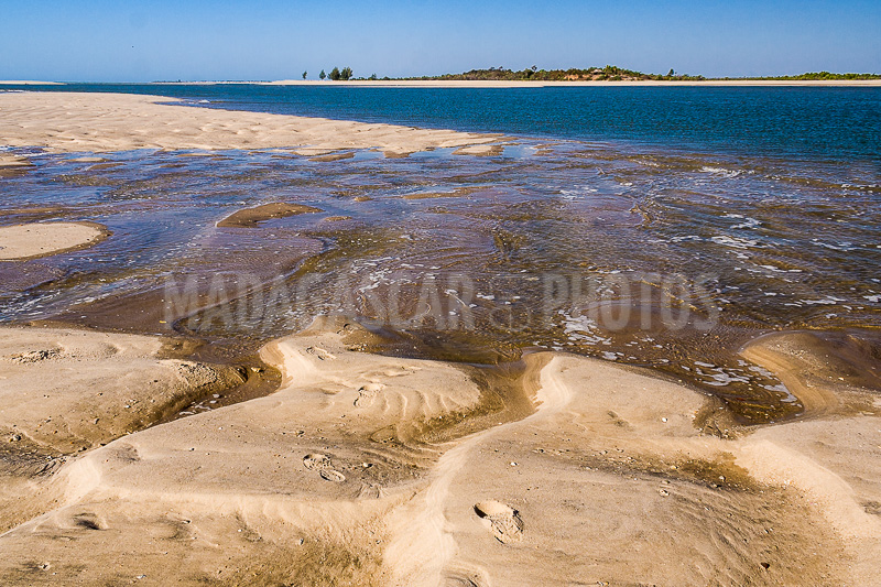 The sandbank of Antsanitia (Majunga), Madagascar
