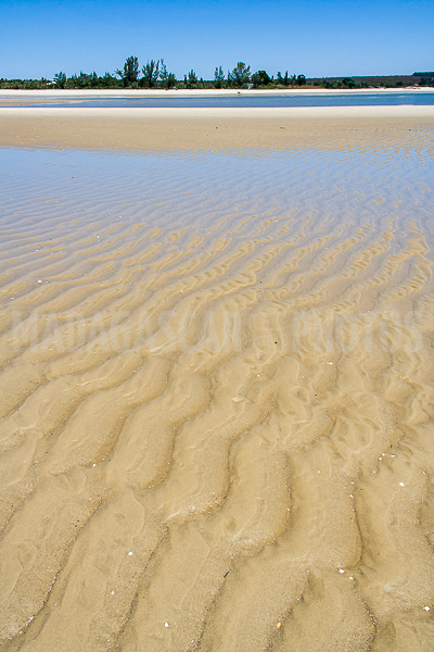 The sandbank of Antsanitia (Majunga), Madagascar