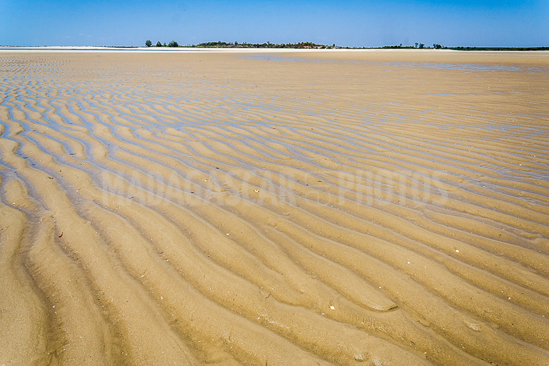 The sandbank of Antsanitia (Majunga), Madagascar