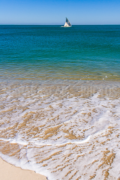 The beach of Antsanitia (Majunga), Madagascar