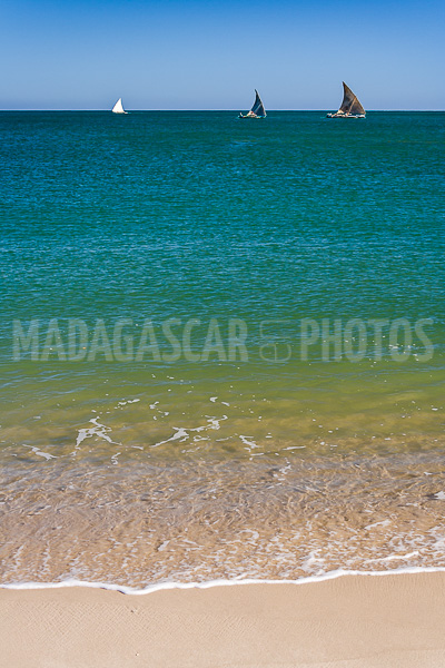 The beach of Antsanitia (Majunga), Madagascar
