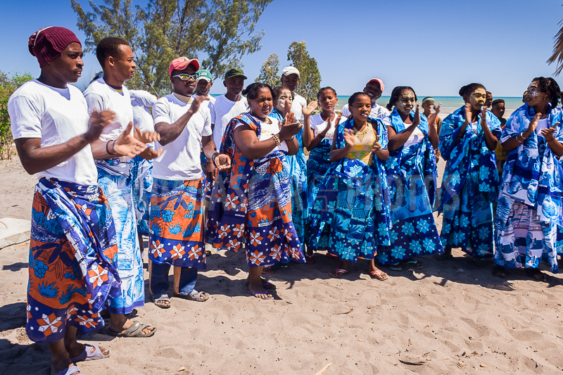 Villagers Sakalava of Antsanitia (Majunga), Madagascar
