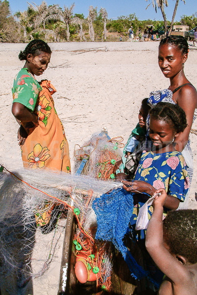 Villagers of Antsanitia (Majunga), Madagascar