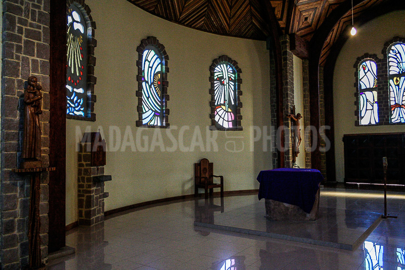 The church of Maromby monastery, Madagascar