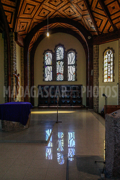 The church of Maromby monastery, Madagascar