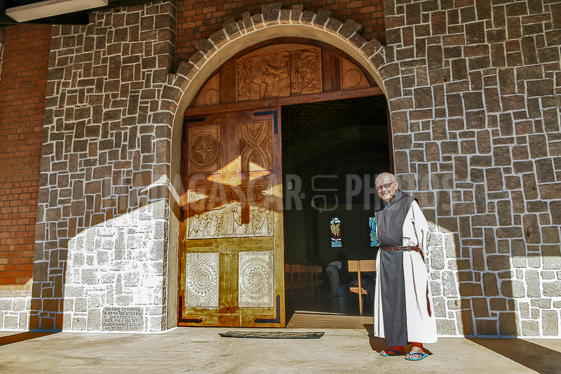 The church of Maromby monastery, Madagascar