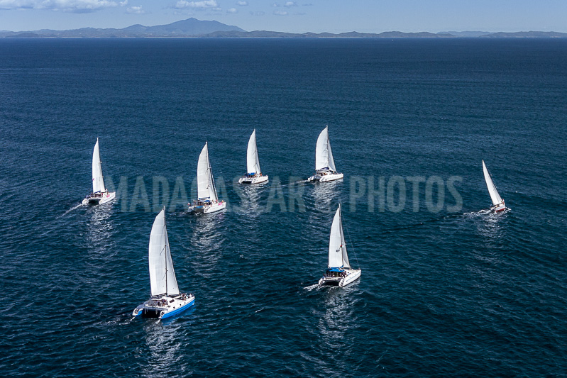 Régate de voiliers et catamarans in Nosy Be, Madagascar