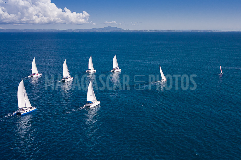 Régate de voiliers et catamarans in Nosy Be, Madagascar