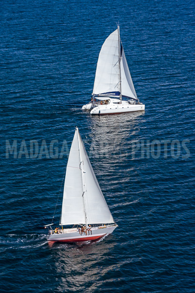 Régate de voiliers et catamarans in Nosy Be, Madagascar