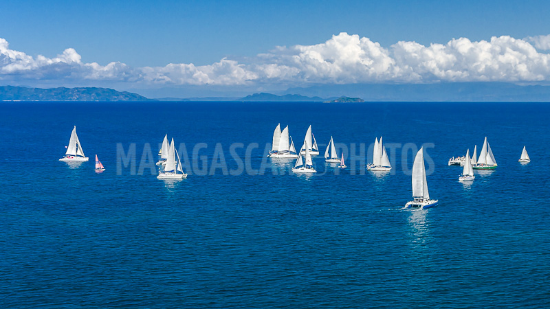 Régate de voiliers et catamarans in Nosy Be, Madagascar