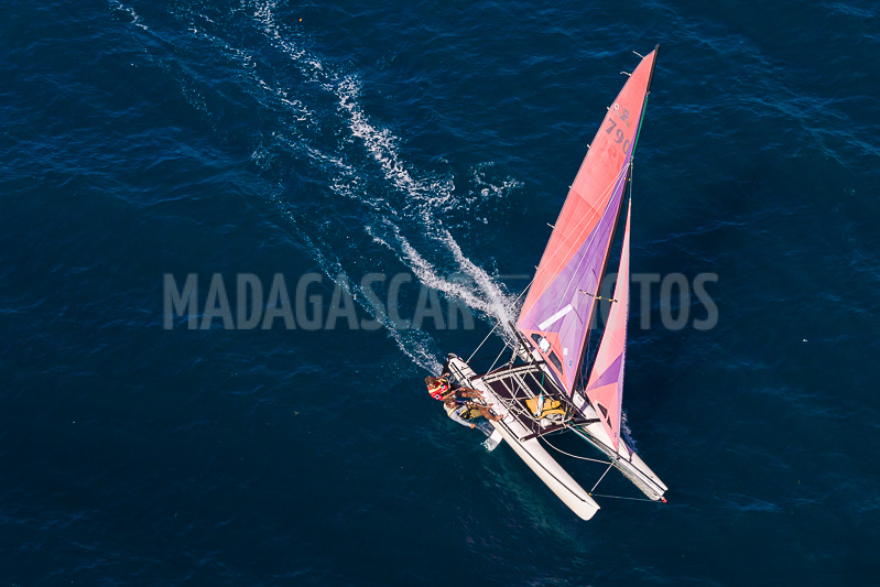 Régate de voiliers et catamarans in Nosy Be, Madagascar