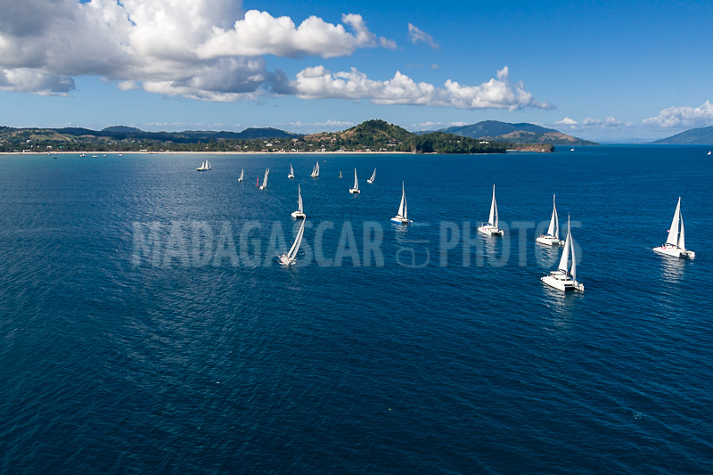 Régate de voiliers et catamarans in Nosy Be, Madagascar