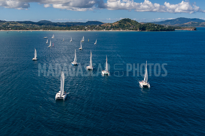 Régate de voiliers et catamarans in Nosy Be, Madagascar