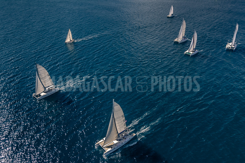 Régate de voiliers et catamarans in Nosy Be, Madagascar