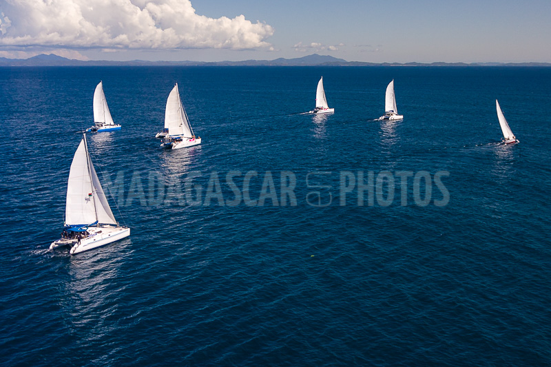 Régate de voiliers et catamarans in Nosy Be, Madagascar