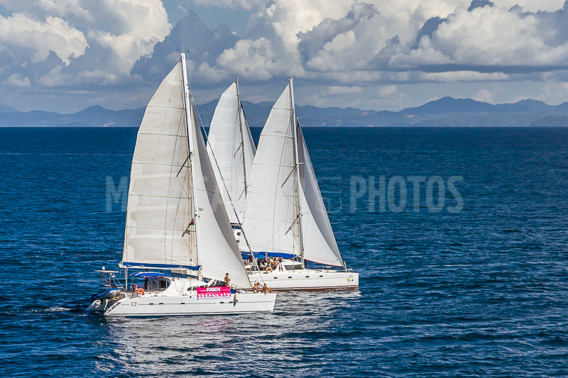 Régate de voiliers et catamarans in Nosy Be, Madagascar
