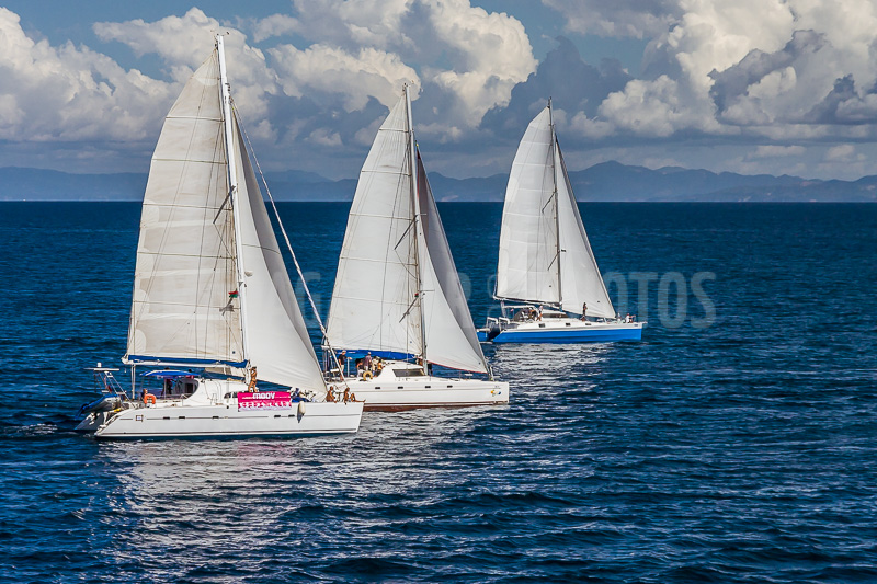 Régate de voiliers et catamarans in Nosy Be, Madagascar