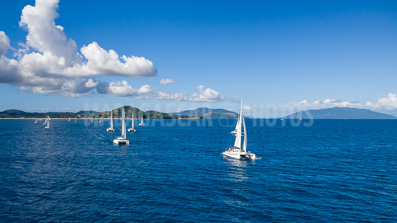 Régate de voiliers et catamarans in Nosy Be, Madagascar