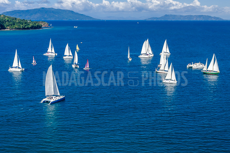 Régate de voiliers et catamarans in Nosy Be, Madagascar