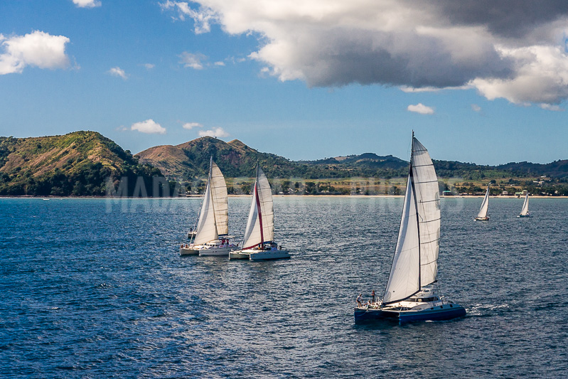 Régate de voiliers et catamarans in Nosy Be, Madagascar
