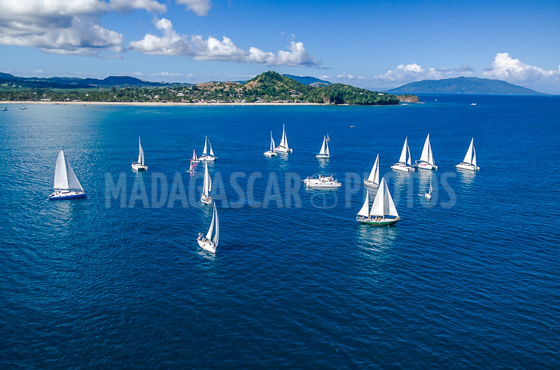 Régate de voiliers et catamarans in Nosy Be, Madagascar