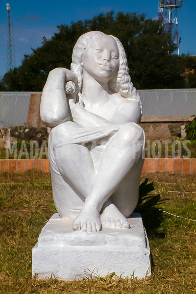 The statue of Queen Ranavalona III