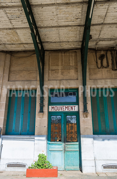 The station dock of the Soarano train station