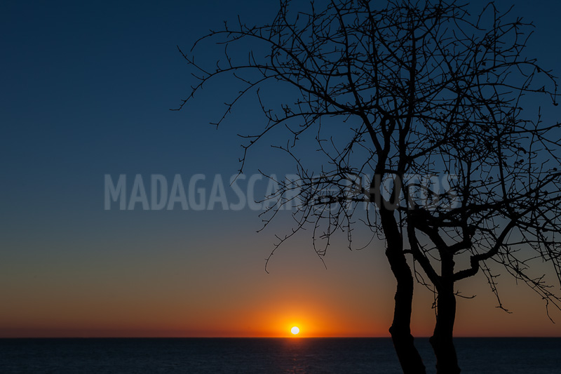 Sunset on the Tsiandamba lagoon
