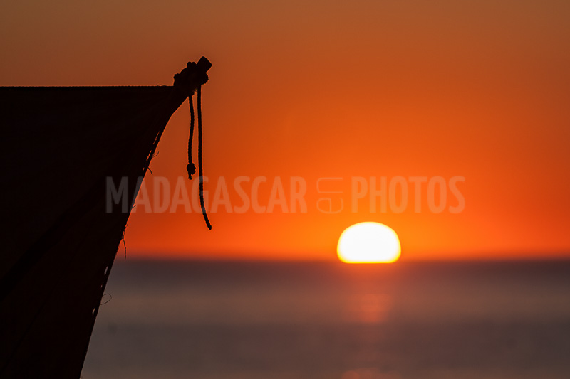 Sunset on the Tsiandamba lagoon