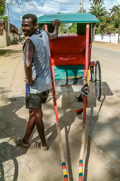 The rickshaws of Tulear